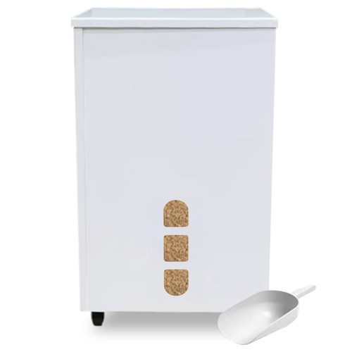 Porta pellet interno con - pellet,