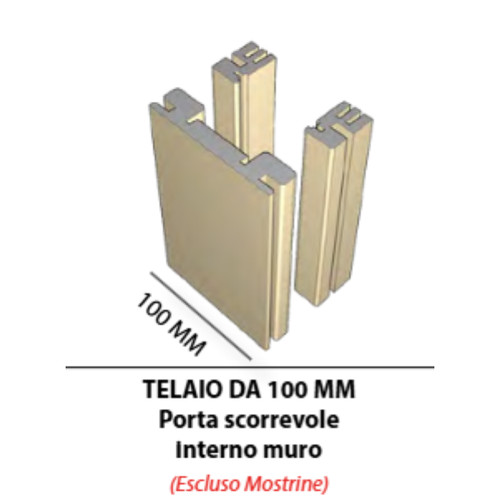 Telaio 100mm porta - telaio, da